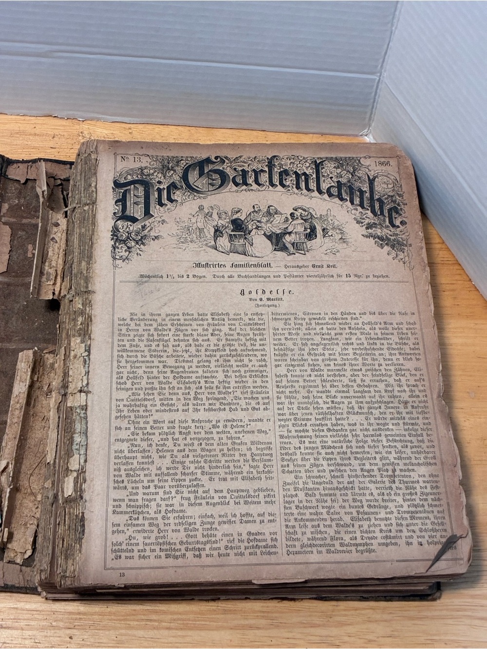 Die Gartenlaube 1866 German Periodical